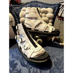 Dr Martens Olson White Gladiator Sandals size 10/EU 42